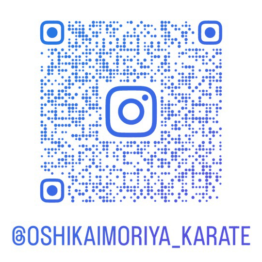 Instagram @oshikaimoriya_karate のQRコード