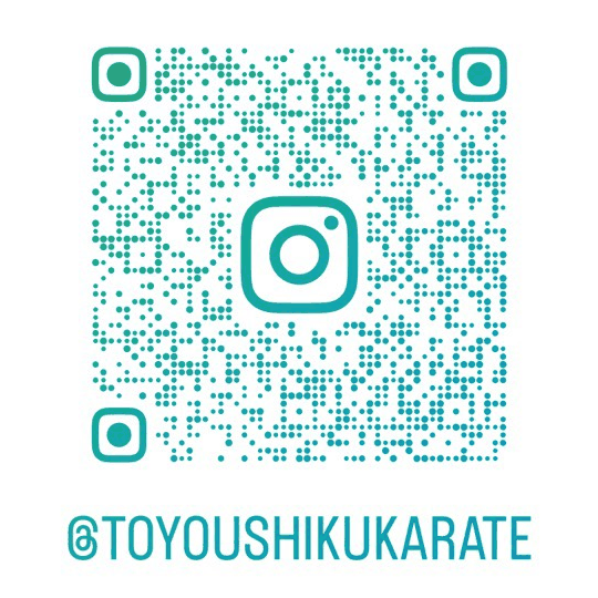 Instagram @toyoushikukarate のQRコード